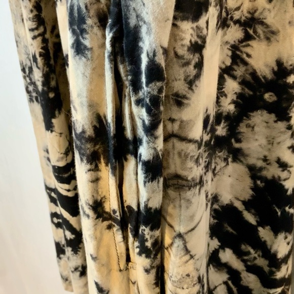 STUNNING TIE-DYE Dress NWT by Sacred Threads - One Size - TAN BLACK - Picture 9 of 14